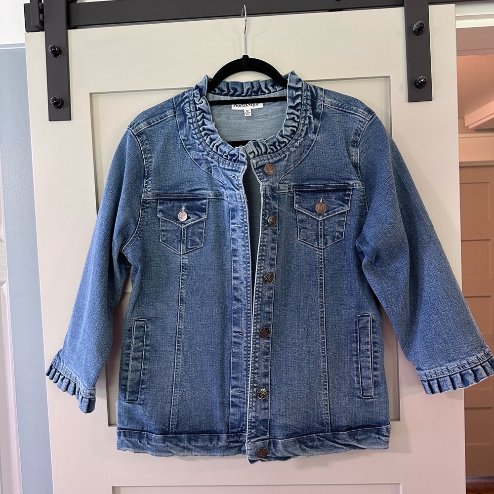 NorthStyle Blue Jean Jacket Classic Denim